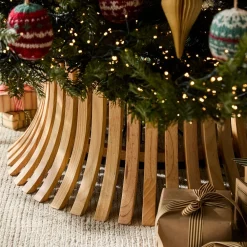 West Elm Open Box: Modern Wood Tree Collar - Natural