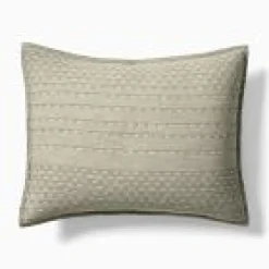 West Elm Open Box: Reese Linen Cotton Sham, King - Taupe