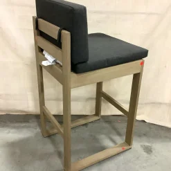 West Elm Open Box: Telluride Outdoor Bar Stool (32") - Slate, Reef