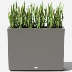 West Elm Open Box: Veradek Block Series Plastic Span Planter, Medium Span (38"W x 10"D x 30"H) - Gray