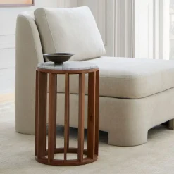 West Elm Ophelia Marble Drink Table (12")