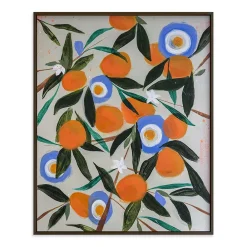West Elm Orange Trees Framed Wall Art by Minted for