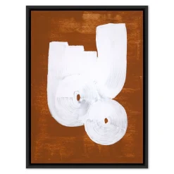 West Elm Orange Two Rounded Framed Wall Art by Black Bird Art Co.