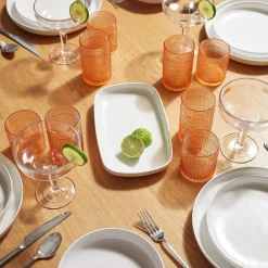 West Elm Orbetto Outdoor Tall Drinking Glasses (Set of 4)