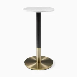 West Elm Orbit Restaurant Bar Table - Marble - Round