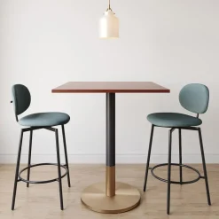 West Elm Orbit Restaurant Bar Table - Wood - Square