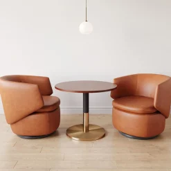 West Elm Orbit Restaurant Continental Table - Round