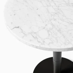 West Elm Orbit Restaurant Dining Table - Marble - Round