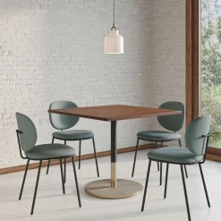 West Elm Orbit Restaurant Dining Table - Wood - Square