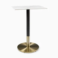West Elm Orbit Restaurant Rectangle Bar Table - Porcelain