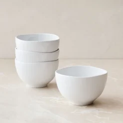 West Elm Organic Porcelain Rice Bowl Sets