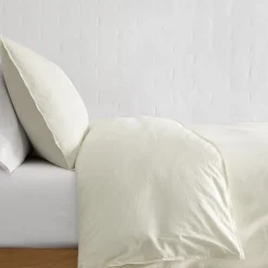 West Elm Organic Washed Cotton Percale Duvet Cover & Shams