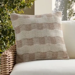 West Elm Outdoor Chevron Checkerboard Pillow