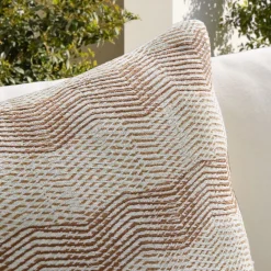 West Elm Outdoor Chevron Checkerboard Pillow