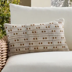 West Elm Outdoor Dot Stripe Pillow