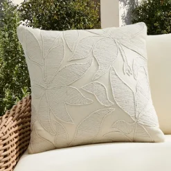West Elm Outdoor Embroidered Canopy Pillow