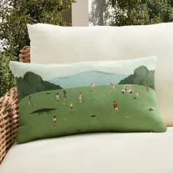 West Elm Outdoor Golf Lumbar Pillow
