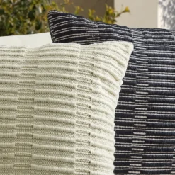 West Elm Outdoor Rib Stripe Pillow