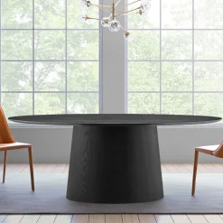 West Elm Oval Plinth Dining Table (79")