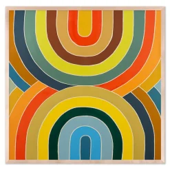West Elm Overlapping Arcs Framed Wall Art by Erica Hauser