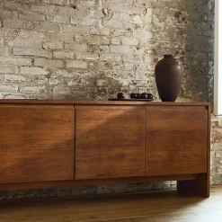 West Elm Owens 4-Door Solid Wood Sideboard (84")
