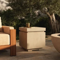 West Elm Oxner Outdoor Square Propane Enclosure