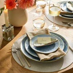 West Elm Oyku Stoneware Salad Plate Sets