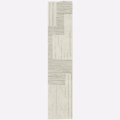 West Elm Painted Mixed Stripes Wool Rug