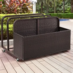 West Elm Palm Harbor Outdoor Wicker Float Caddy