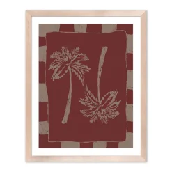 West Elm Palm Paradise Wall Art by Shatha Al Dafai