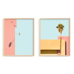 West Elm "Palm Springs - A Color Study" Framed Art by Minted for