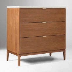 West Elm Parker Marble 3-Drawer Dresser (36")