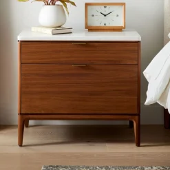 West Elm Parker Marble Grand Nightstand (28")