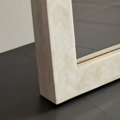 West Elm Parsons Bone Inlay Floor Mirror