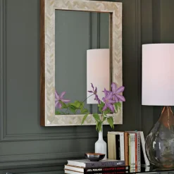 West Elm Parsons Bone Inlay Wall Mirror