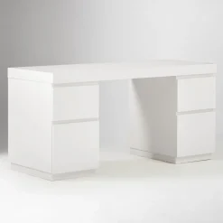 West Elm Parsons 2 File Cabinets & Desk Set (62")