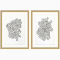 West Elm Paths of the Maze Framed Wall Art