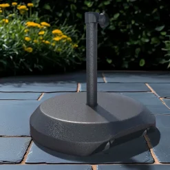 West Elm Patio Umbrella Base with Steel Cover (50 lbs - 75 lbs)