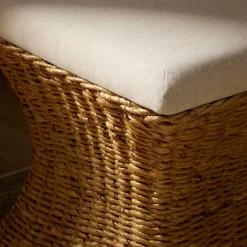 West Elm Pattaya Woven Accent Stool