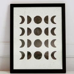 West Elm Pauline Stanley Studio Wall Art - Moon Phases