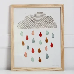 West Elm Pauline Stanley Studio Wall Art - Rain Cloud