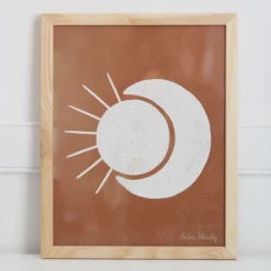 West Elm Pauline Stanley Studio Wall Art - Sun Moon