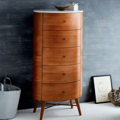 West Elm Penelope Narrow 5-Drawer Dresser (26")
