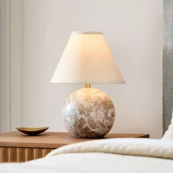 West Elm Perry Marble Table Lamp (15.5")