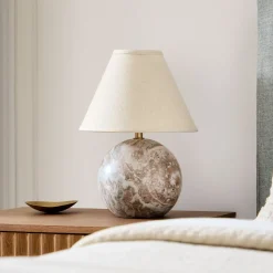 West Elm Perry Marble Table Lamp (15.5")