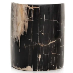 West Elm Petrified Wood Side Table (12")