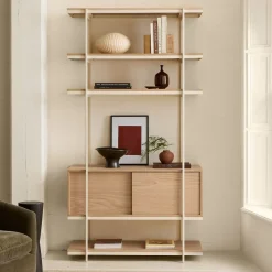 West Elm Pierce Narrow Storage Shelf Unit (42")