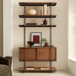 West Elm Pierce Narrow Storage Shelf Unit (42")