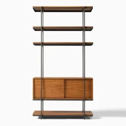 West Elm Pierce Narrow Storage Shelf Unit (42")