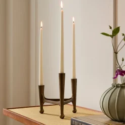 West Elm Pierce & Ward Brass Candleholder